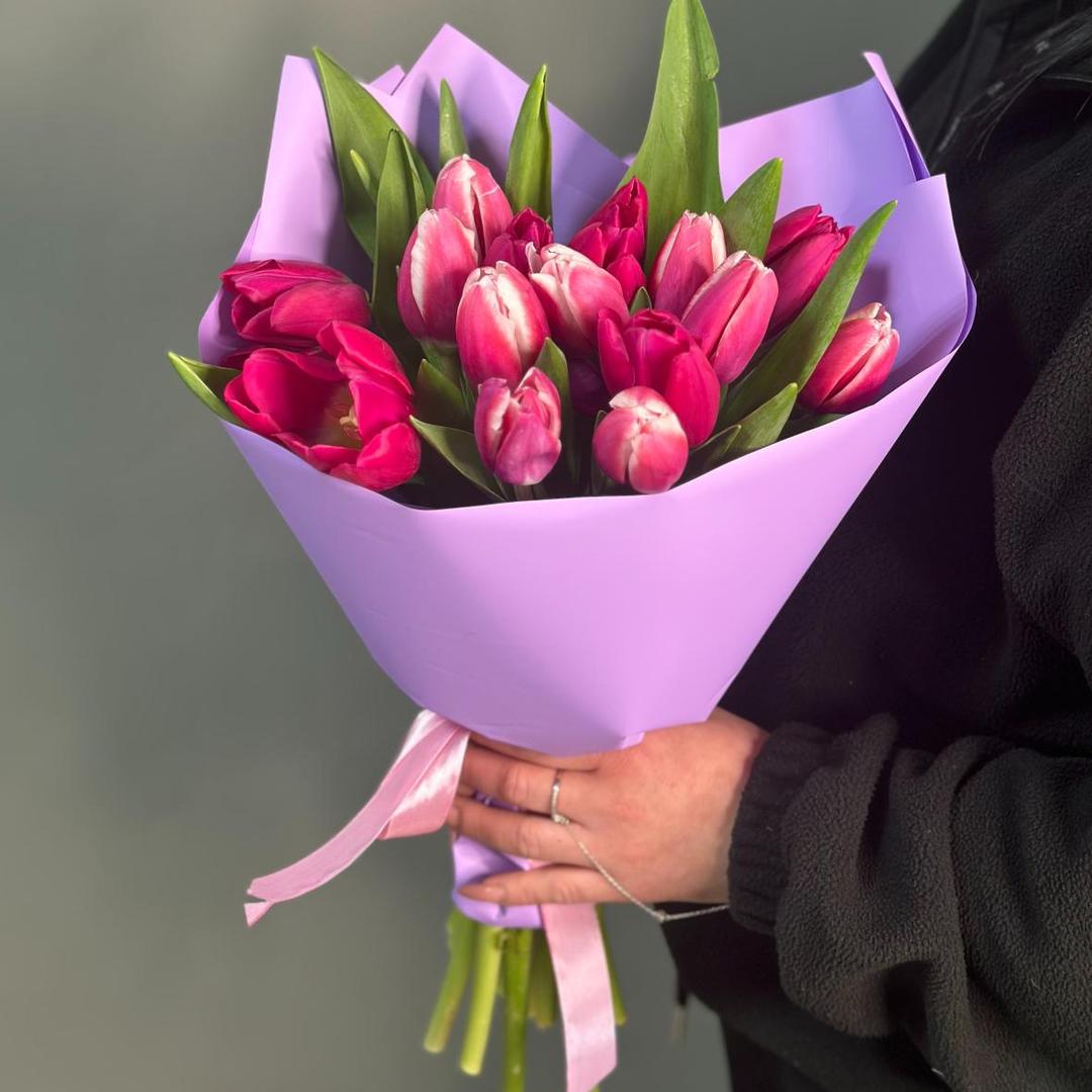 Букет с тюльпанами №11