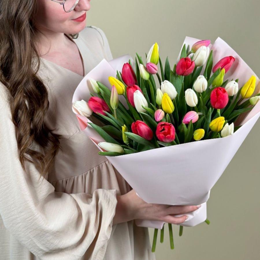 Букет с тюльпанами №3