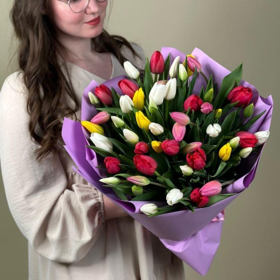 Букет с тюльпанами №5